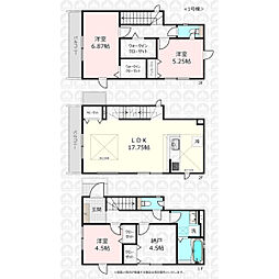 新座市栗原４丁目の一戸建て