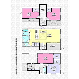 府中市白糸台3丁目の一戸建て