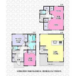 府中市白糸台3丁目の一戸建て