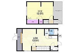 西野山中鳥井町貸家