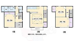 二条西ノ京南聖町貸家 1