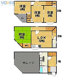 大阪市東淀川区豊里7丁目の一戸建て