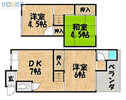 大阪市東淀川区北江口4丁目の一戸建て