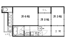 一乗寺門口町貸家　15南 -