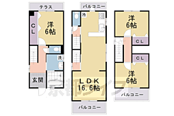 京都市上京区出水通葭屋町西入元福大明神町の一戸建て