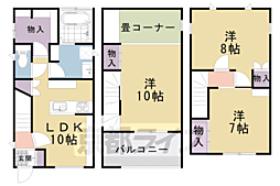 京都市北区紫野下築山町の一戸建て