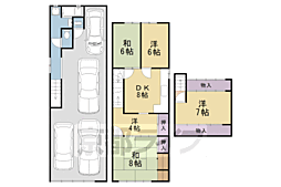 京都市北区小山西大野町の一戸建て