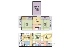 京都市右京区花園段ノ岡町の一戸建て