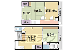 京都市右京区宇多野御池町の一戸建て