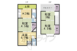 京都市伏見区向島西堤町の一戸建て