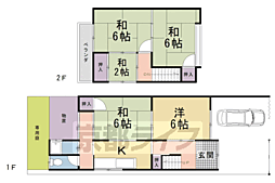 京都市伏見区深草大亀谷金森出雲町の一戸建て