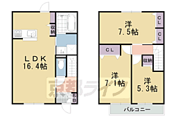 長岡京市長法寺山ノ下の一戸建て