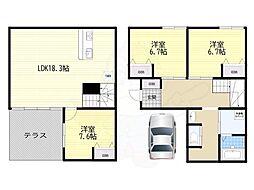 吹田市寿町1丁目の一戸建て