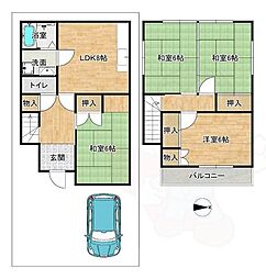 摂津市新在家２丁目の一戸建て