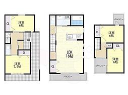 茨木市東奈良２丁目の一戸建て