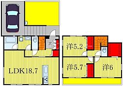 我孫子市並木８丁目の一戸建て