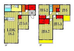 柏市つくしが丘１丁目の一戸建て