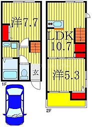柏市若葉町の一戸建て