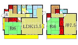流山市名都借の一戸建て