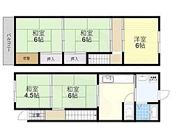 大阪市城東区成育４丁目の一戸建て