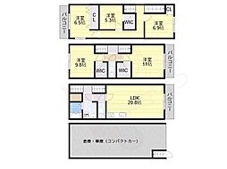 大阪市城東区関目２丁目の一戸建て