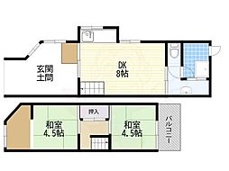 大阪市都島区都島中通3丁目の一戸建て