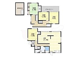 豊中市上野西３丁目の一戸建て