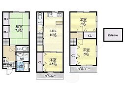 豊中市曽根南町1丁目貸家