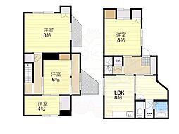 豊中市桜の町６丁目の一戸建て