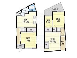 豊中市熊野町３丁目の一戸建て