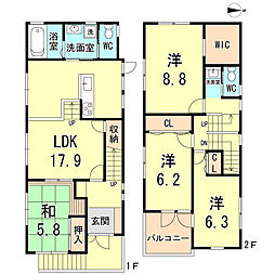 西宮市新甲陽町の一戸建て