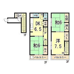 尼崎市南武庫之荘1丁目の一戸建て