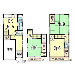 神戸市灘区千旦通3丁目の一戸建て