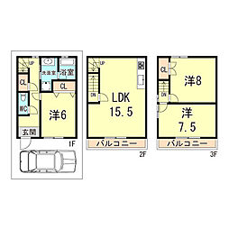 大阪市西淀川区中島１丁目の一戸建て