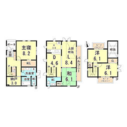西宮市上甲東園2丁目の一戸建て