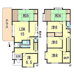 西宮市上ケ原山田町の一戸建て