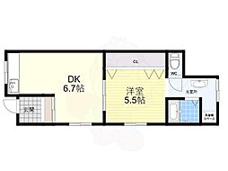 猪名寺1丁目貸家