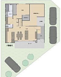 初生町　築1年平屋中古住宅