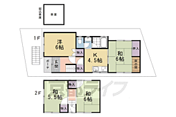 深草大亀谷万帖敷町貸家 1