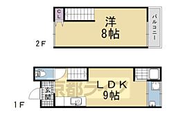 深草西浦町2丁目貸家 -