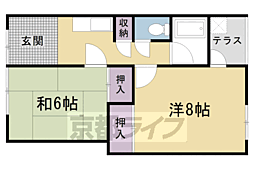 西院上花田町貸家 A