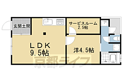 吉田下阿達町貸家14−2 西RV