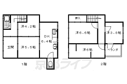 西ノ京御輿岡町貸家 A