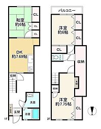 大阪市福島区福島8丁目の一戸建て
