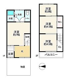 大阪市平野区平野市町２丁目