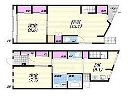 西宮市新甲陽町の一戸建て