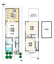 京都市左京区岡崎法勝寺町の一戸建て