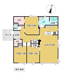 中央三輪9丁目14番　戸建て