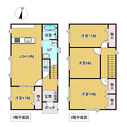 西三輪3丁目734番　戸建て