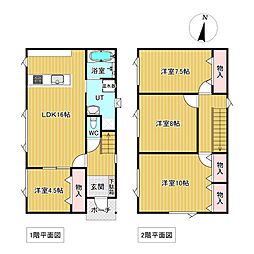 西富町2丁目158番　戸建て